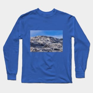 Mammoth Hot Springs Travertine Terraces Long Sleeve T-Shirt